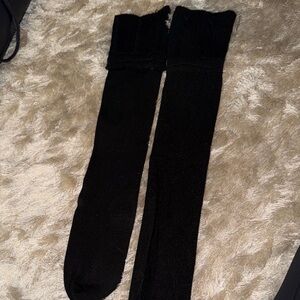 Black Over-the-Knee Socks